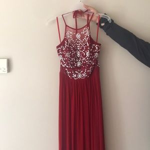 Deep Red Formal Dress